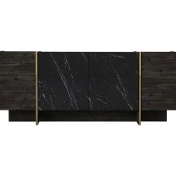 Veyron skänk - Svart/guld