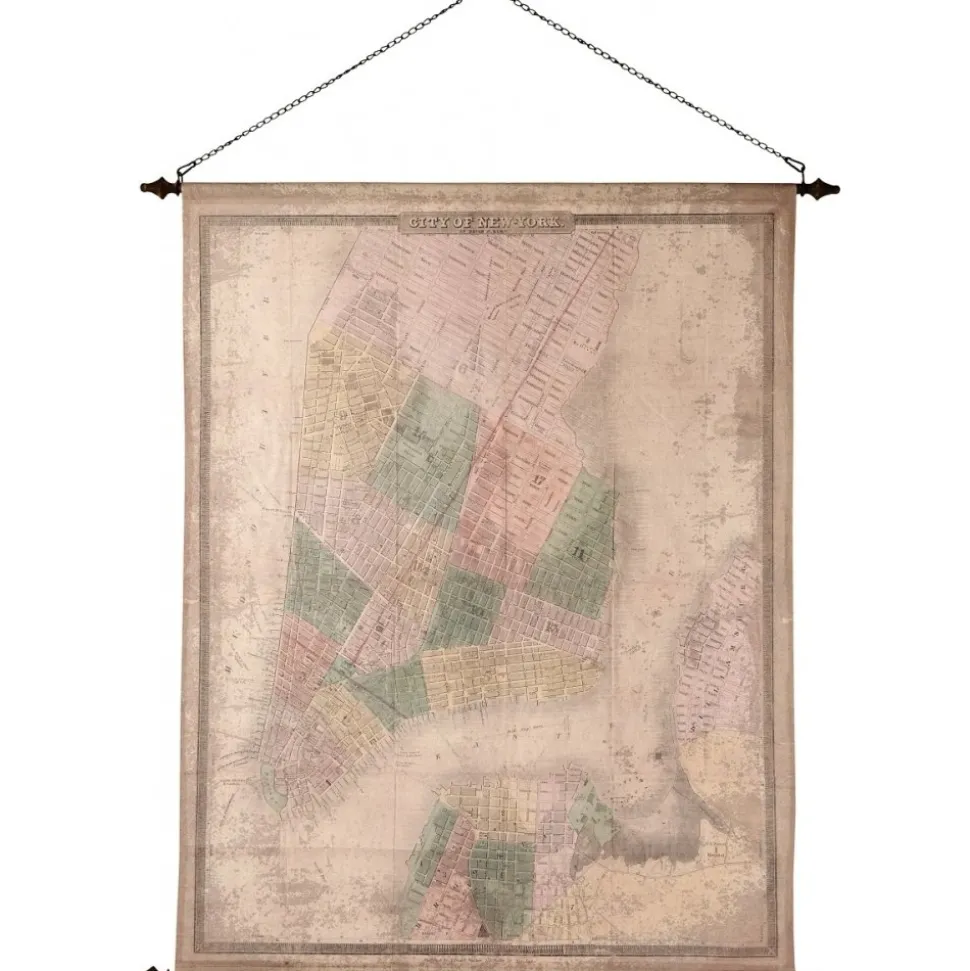 Väggdekoration - New York karta