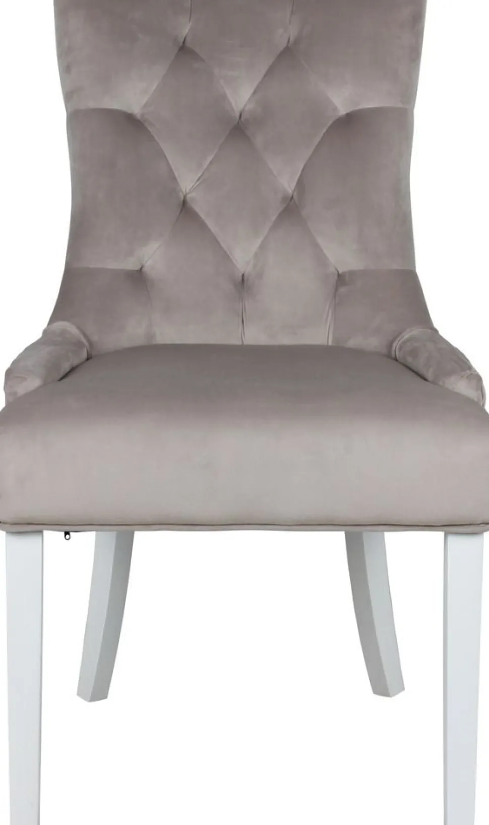 Victoria matgrupp, runt matbord Ø120 cm med 4 st Tuva stol Cleopatra - Vit/Brunbets + 4.00 x Stolsdyna