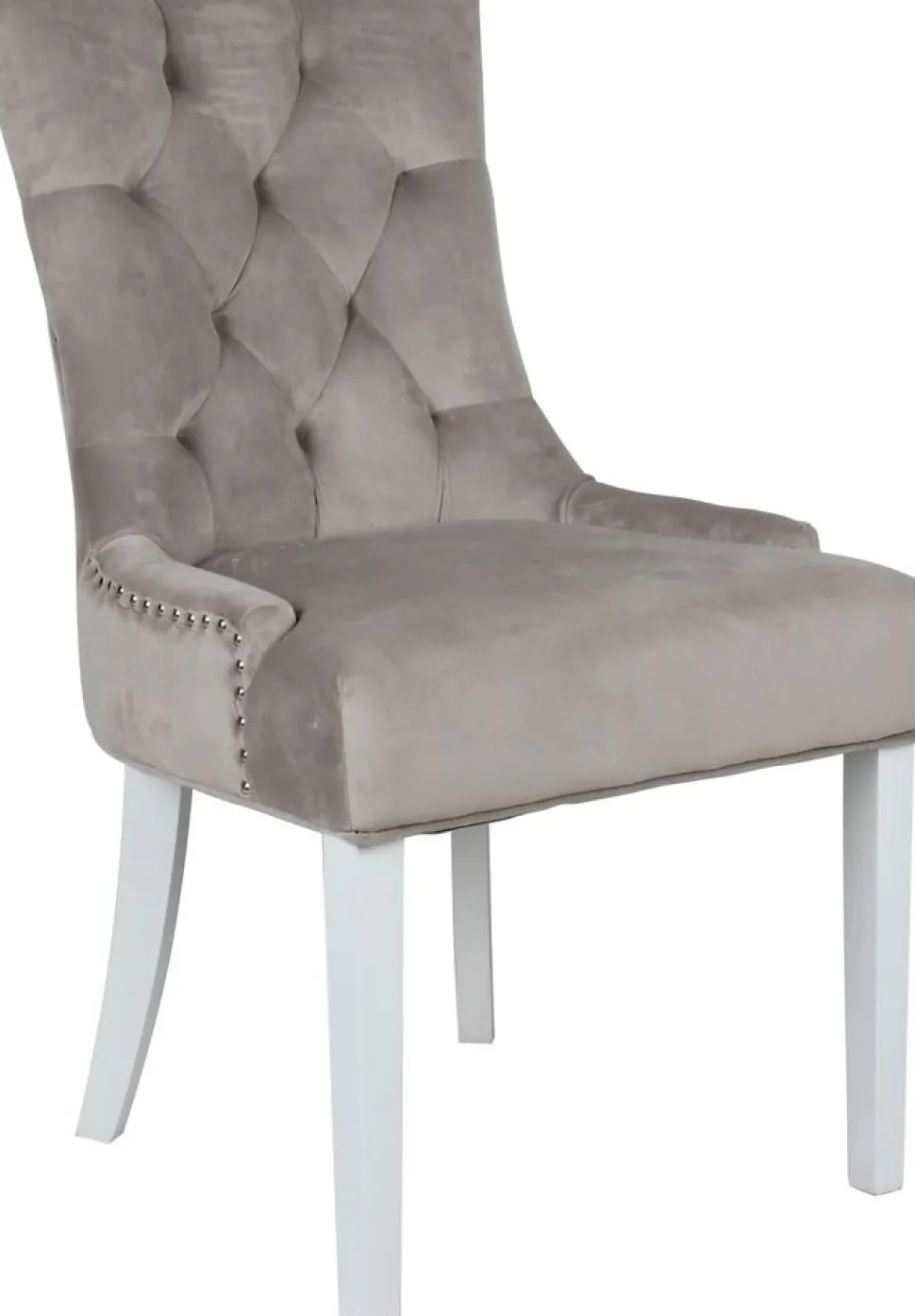 Victoria matgrupp, runt matbord Ø120 cm med 4 st Tuva stol Cleopatra - Vit/Brunbets + 4.00 x Stolsdyna