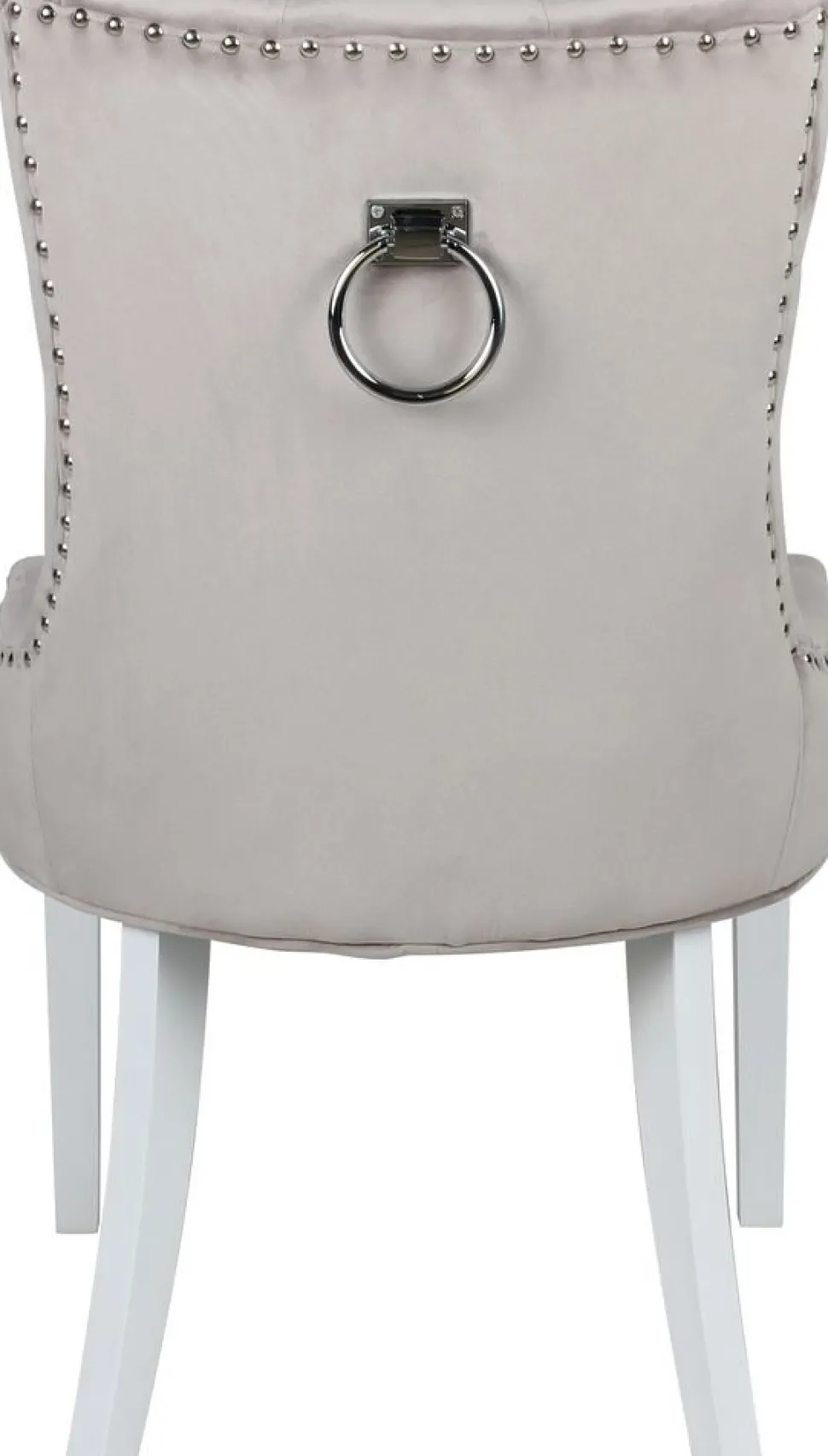 Victoria matgrupp, runt matbord Ø120 cm med 4 st Tuva stol Cleopatra - Vit/Brunbets + 4.00 x Stolsdyna