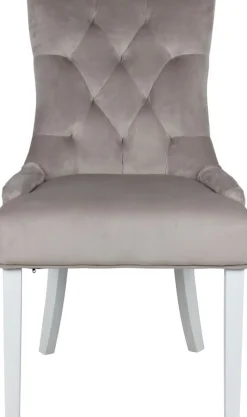 Victoria matgrupp, runt matbord Ø120 cm med 4 st Tuva stol Cleopatra - Vit/Brunbets + 3.00 x Möbeltassar