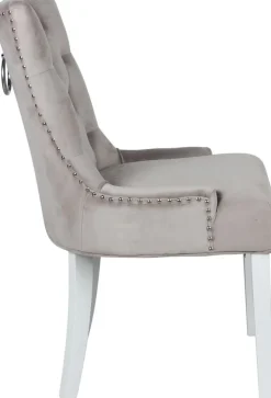 Victoria matgrupp, runt matbord Ø120 cm med 4 st Tuva stol Cleopatra - Vit/Brunbets + 3.00 x Möbeltassar