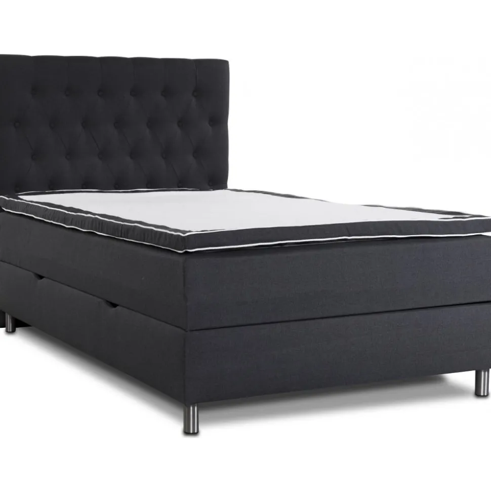 Viking Boxbed 120x200cm (valfri färg) + Möbeltassar