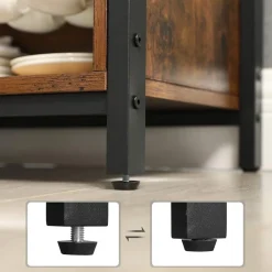 Vilgot skåp - Brun/svart