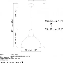 Vinjett taklampa 2451 - Vintage