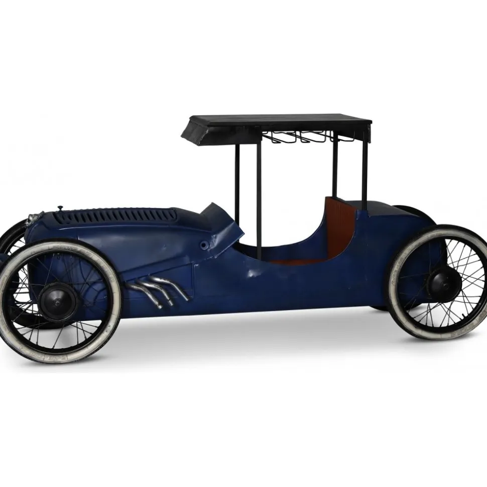 Vintage Hot rod car barbord 195 x 76 cm - Metall/mango