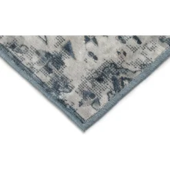 Viskosmatta Casablanca Patch - Blå