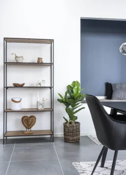 Vita Hylla - Svart/ek imitation