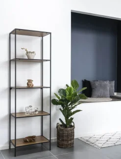 Vita Hylla - Svart/ek imitation