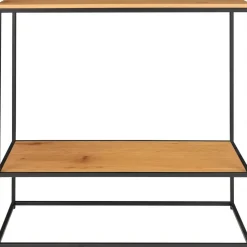 Vita Konsolbord 36 x 80 cm - Svart/ek imitation