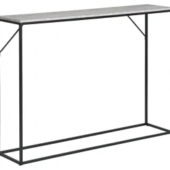 Vita konsolbord 110 x 26 cm - Travertin/svart