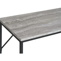 Vita konsolbord 110 x 26 cm - Travertin/svart