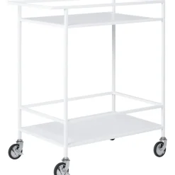 Vita serveringsvagn - Vit
