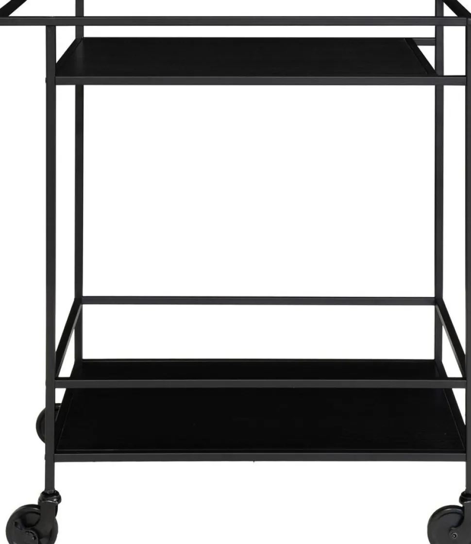 Vita Serveringsvagn 68 x 40 cm - Svart + Textilrengöring för möbler