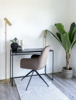 Vita Skrivbord 45x100 cm - Svart