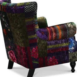 Vivaldi fåtölj - Flerfärgat tyg + Fläckborttagare för möbler