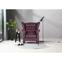 Vivaldino fåtölj - Oxblod