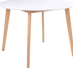 Vojens matgrupp - Brun/vit + 4.00 x Stolsdyna