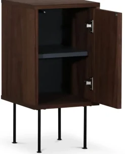 Volume sängbord i valnöt