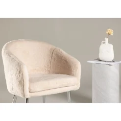 Wanda fåtölj - Beige teddy