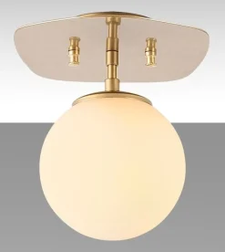 Well taklampa 11671 - Guld/vit