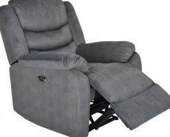 Winfield elektrisk recliner fåtölj - Mörkgrå + Fläckborttagare för möbler