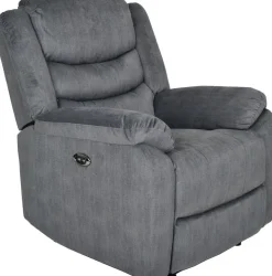 Winfield elektrisk recliner fåtölj - Mörkgrå + Textilrengöring för möbler