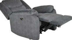 Winfield elektrisk recliner fåtölj - Mörkgrå + Textilrengöring för möbler