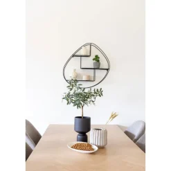 Wrexham vägghylla - Svart