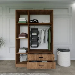 Yaman garderob - Valnöt