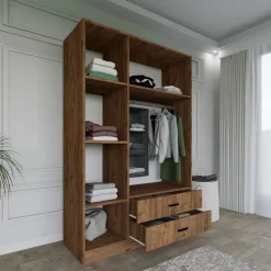 Yaman garderob - Valnöt