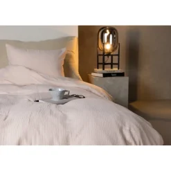 Yard bäddset 200 x 150 cm - Ljusrosa