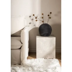 York High soffbord 40 x 40 cm - Beige + Möbeltassar