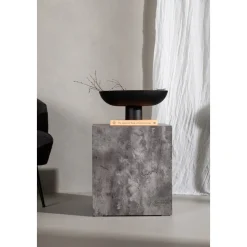 York High soffbord 40 x 40 cm - Mörkgrå