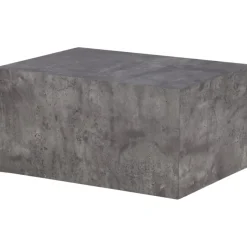 York Low soffbord 80 x 60 cm - Mörkgrå