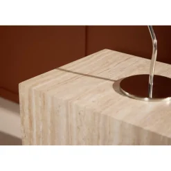 York sidobord 35 x 25 cm - Travertin-look