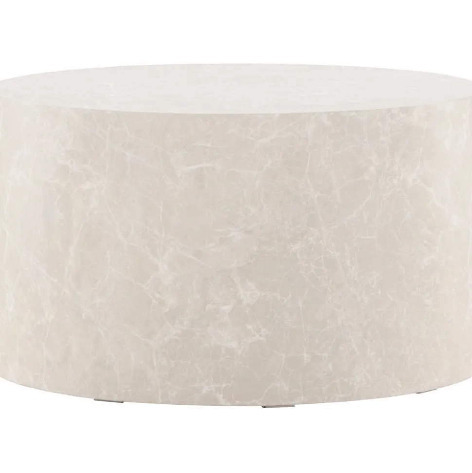 York soffbord Ø80 cm - Beige