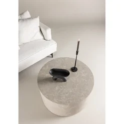 York soffbord Ø80 cm - Beige