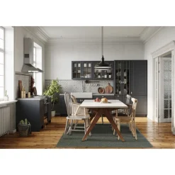 Zeus flatvävd matta Smaragdgrön