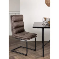 Zizo matstol - Svart/brun